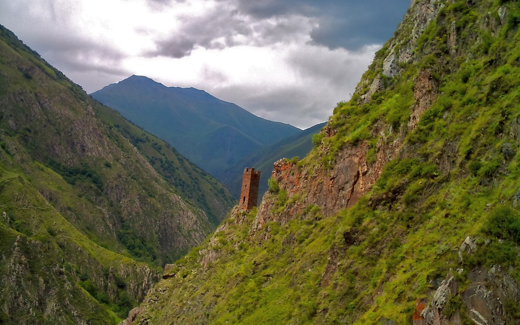 Chechen Border along the Caucasus Mountains2