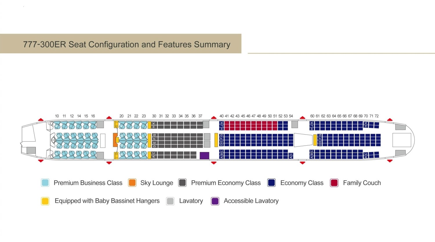 777_300ER China Airlines Seat Configuration